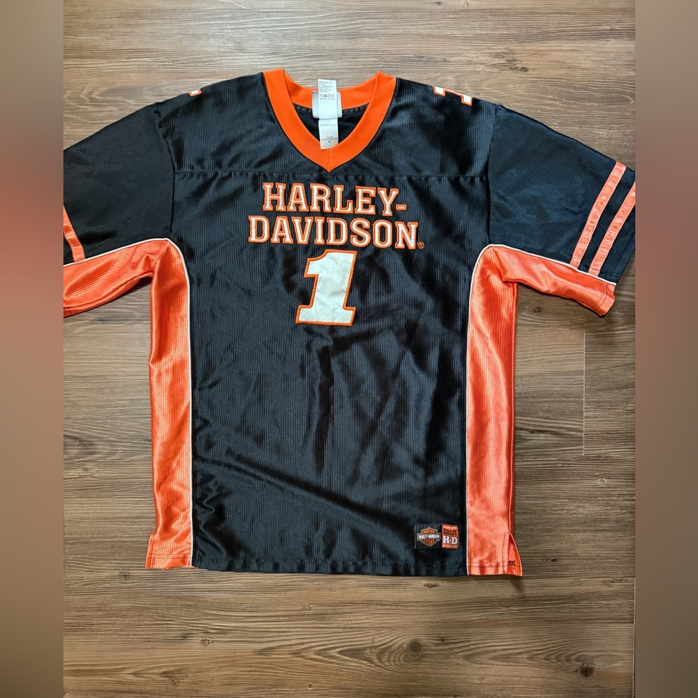 Harley-Davidson Black and Orange Jersey
